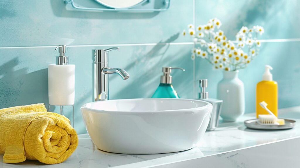 —pngtree—bathroom cleaners and accessories 15451495